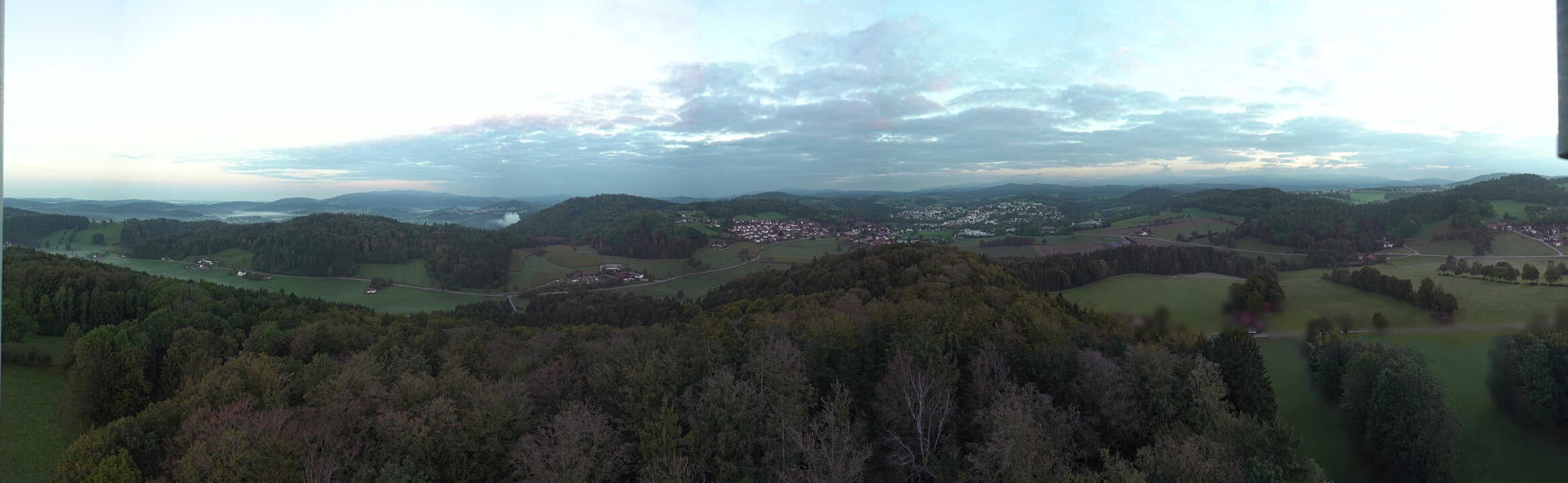 Archiv Foto Webcam Panoramablick über Grafenau im Bayerischen Wald
