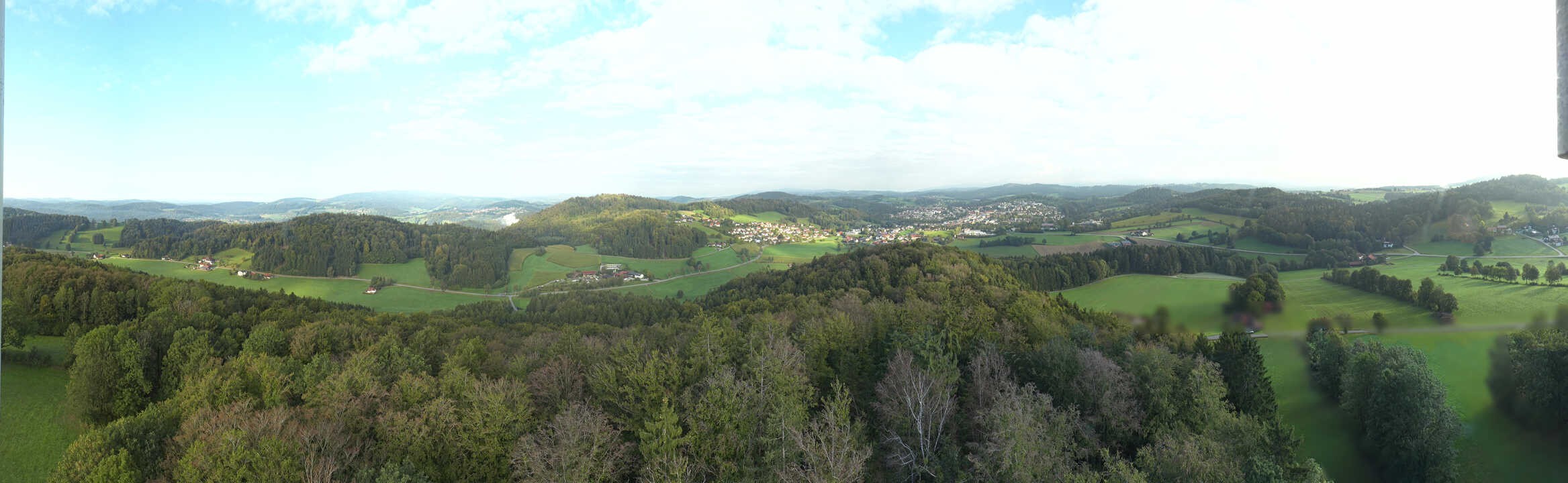 Archiv Foto Webcam Panoramablick über Grafenau im Bayerischen Wald