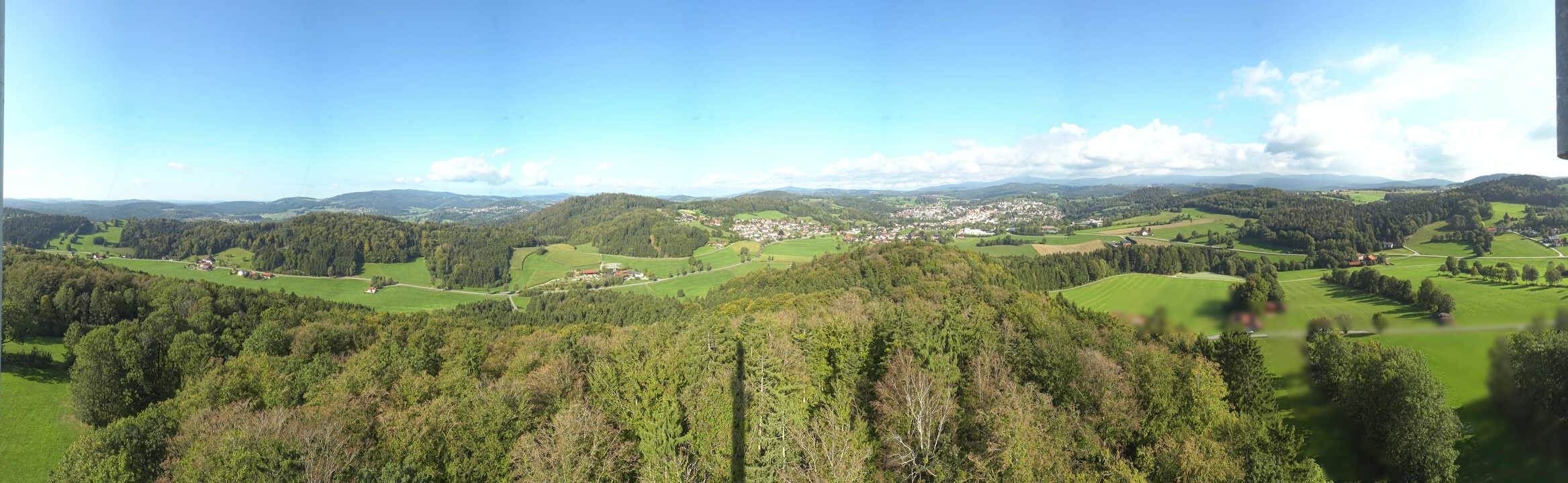 Archiv Foto Webcam Panoramablick über Grafenau im Bayerischen Wald