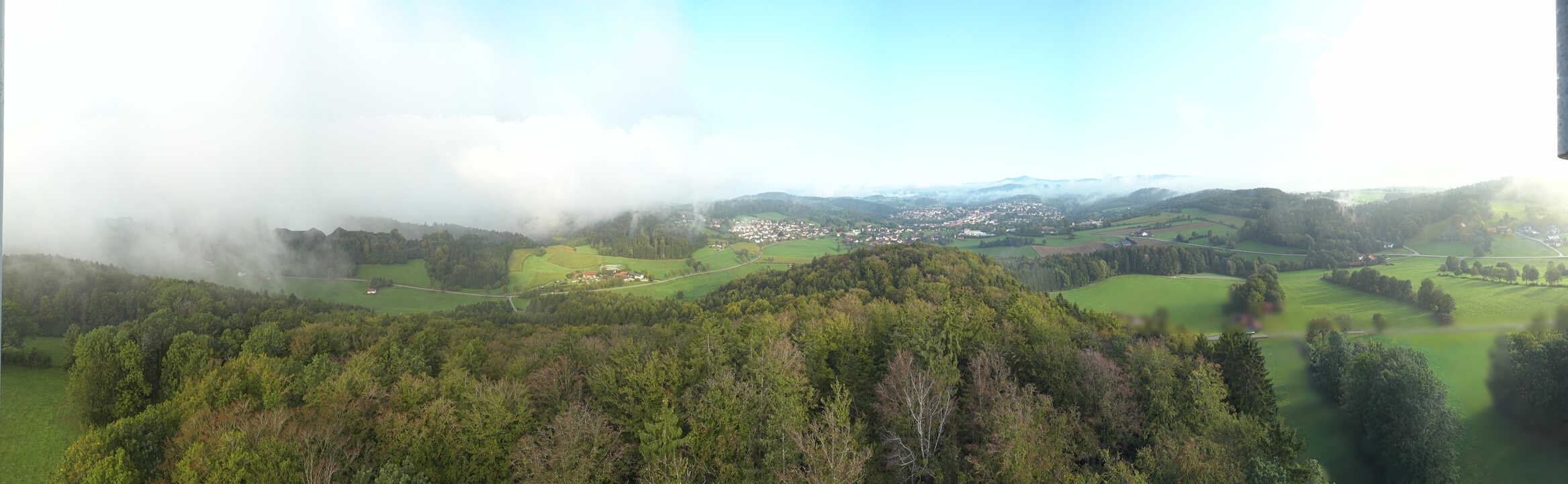 Archiv Foto Webcam Panoramablick über Grafenau im Bayerischen Wald