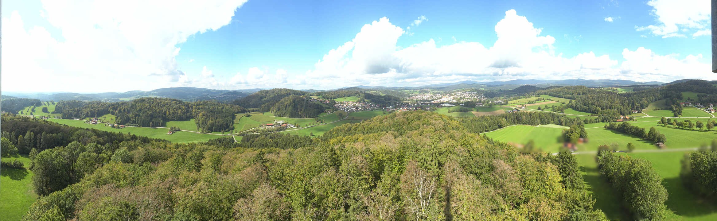Archiv Foto Webcam Panoramablick über Grafenau im Bayerischen Wald
