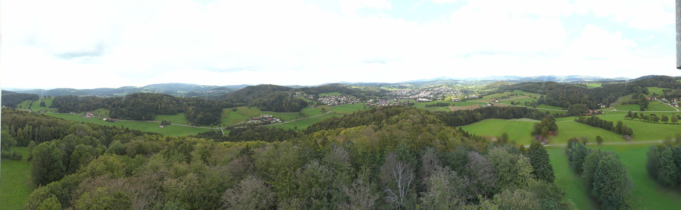 Archiv Foto Webcam Panoramablick über Grafenau im Bayerischen Wald