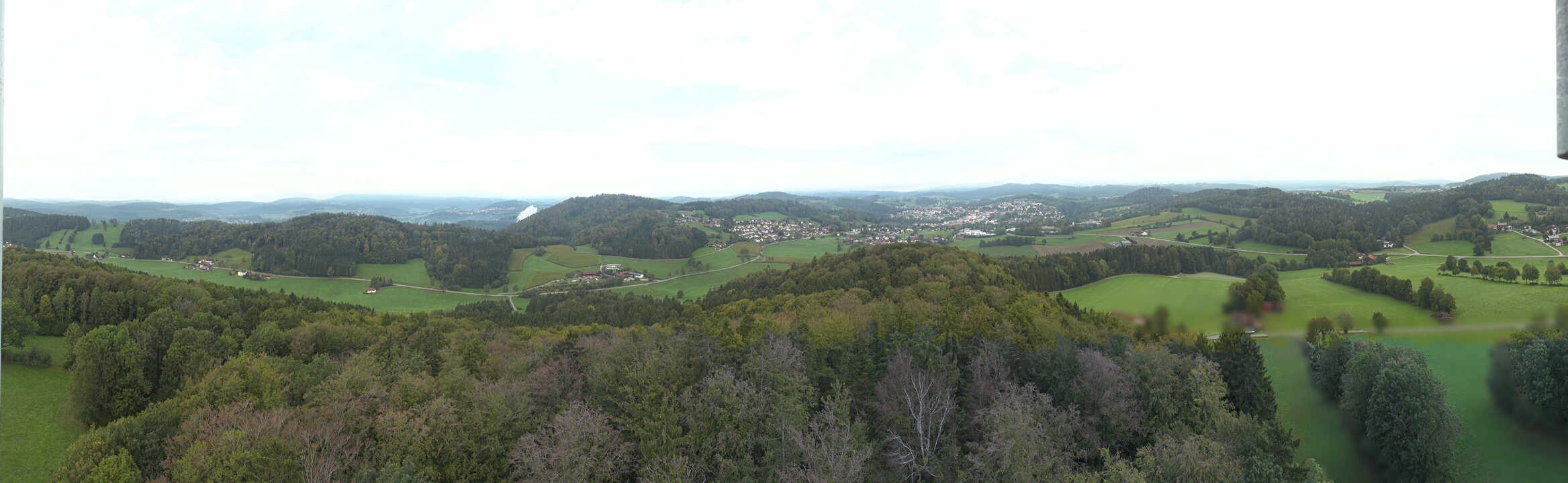 Archived image Webcam Panoramic view of Grafenau in the Bavarian Forest