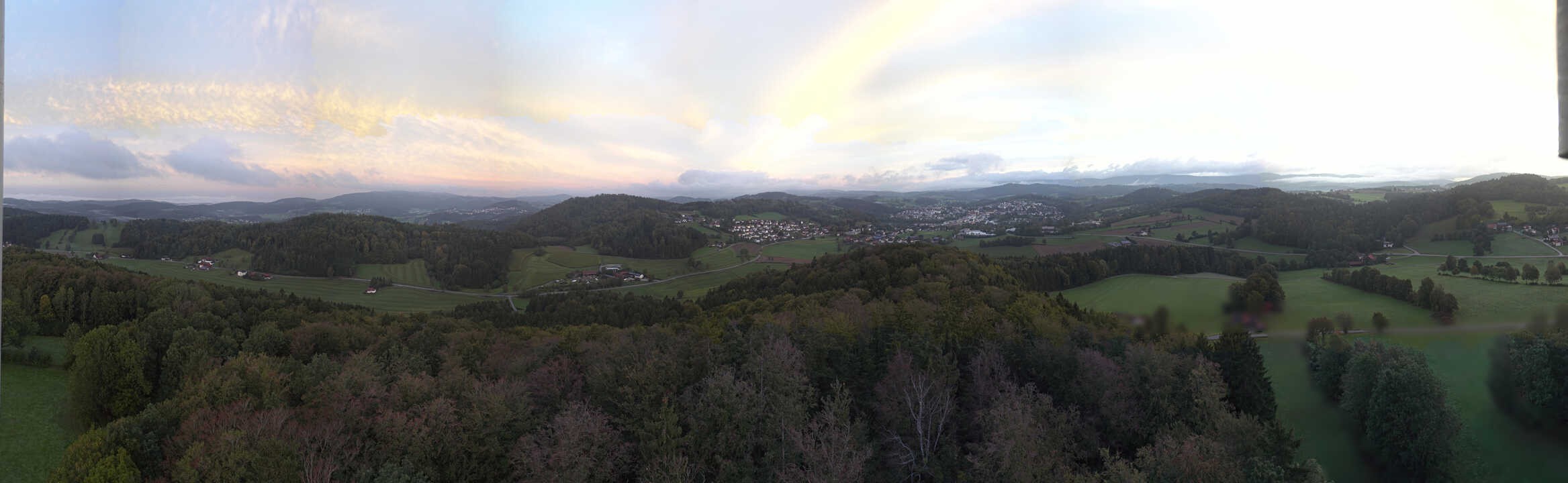 Archiv Foto Webcam Panoramablick über Grafenau im Bayerischen Wald
