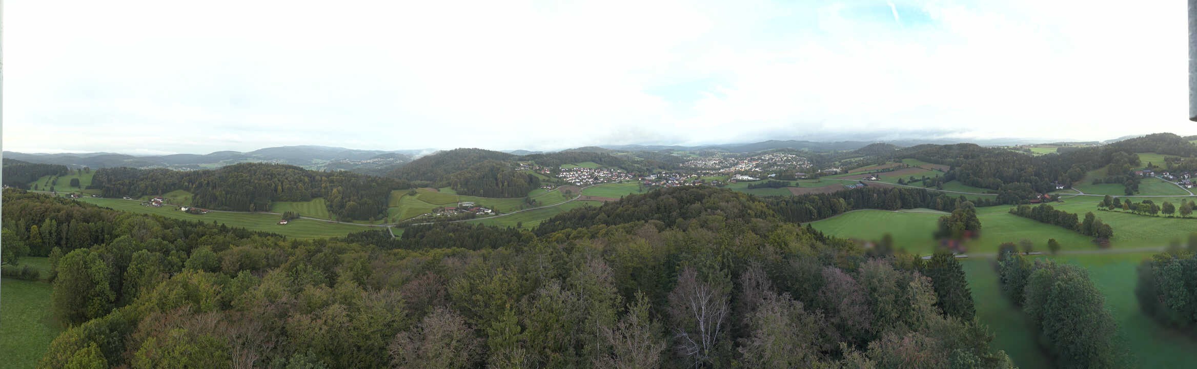 Archiv Foto Webcam Panoramablick über Grafenau im Bayerischen Wald