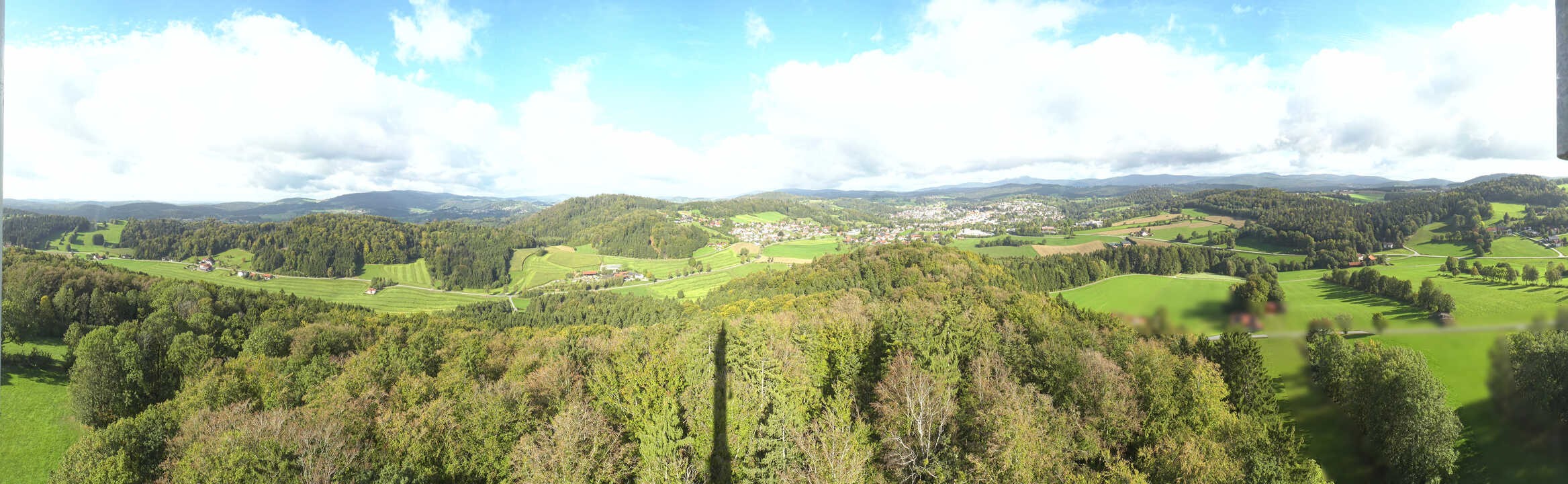 Archiv Foto Webcam Panoramablick über Grafenau im Bayerischen Wald