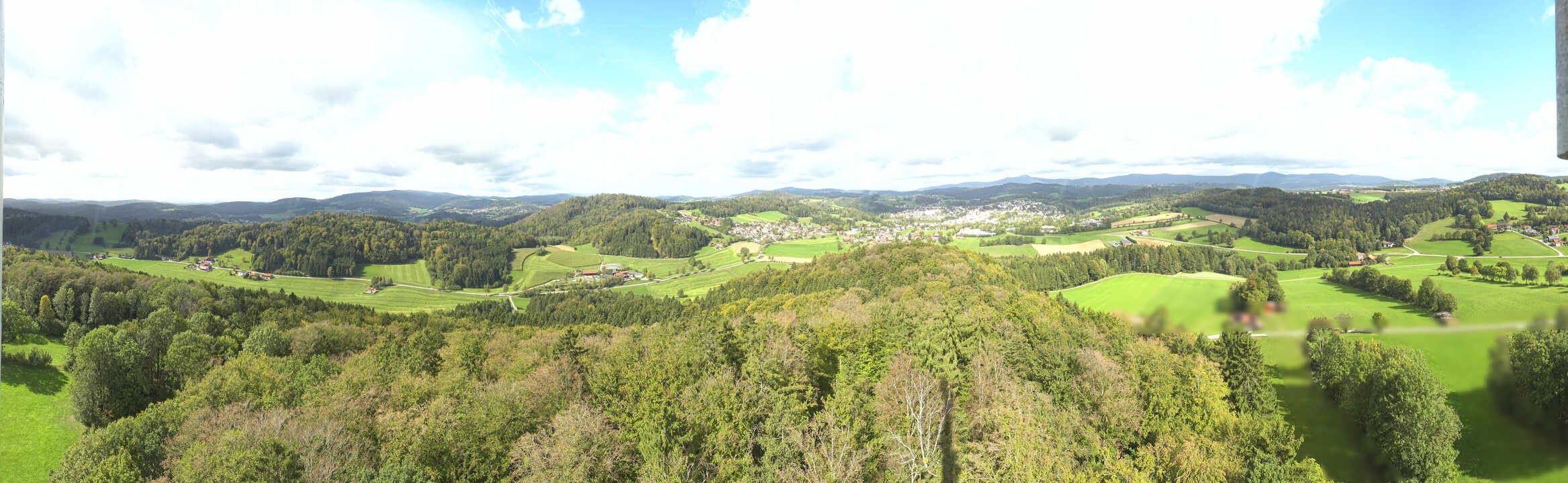 Archiv Foto Webcam Panoramablick über Grafenau im Bayerischen Wald