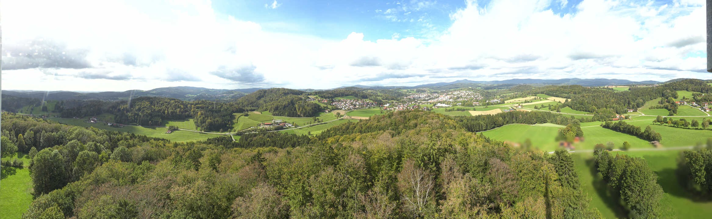 Archiv Foto Webcam Panoramablick über Grafenau im Bayerischen Wald