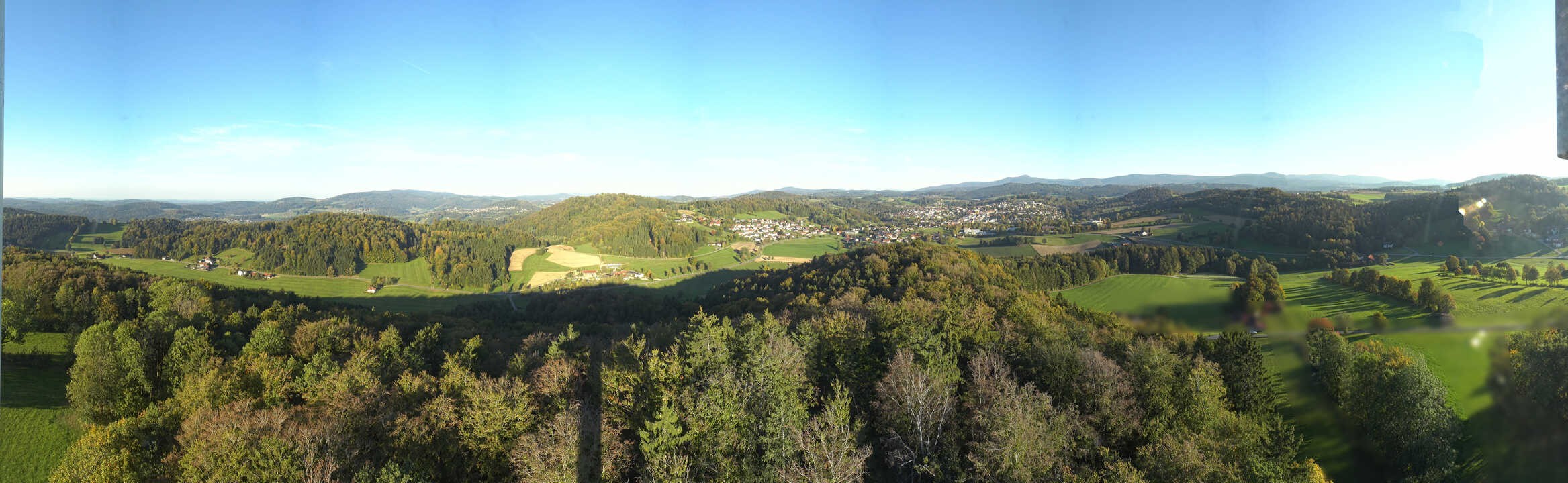 Archiv Foto Webcam Panoramablick über Grafenau im Bayerischen Wald