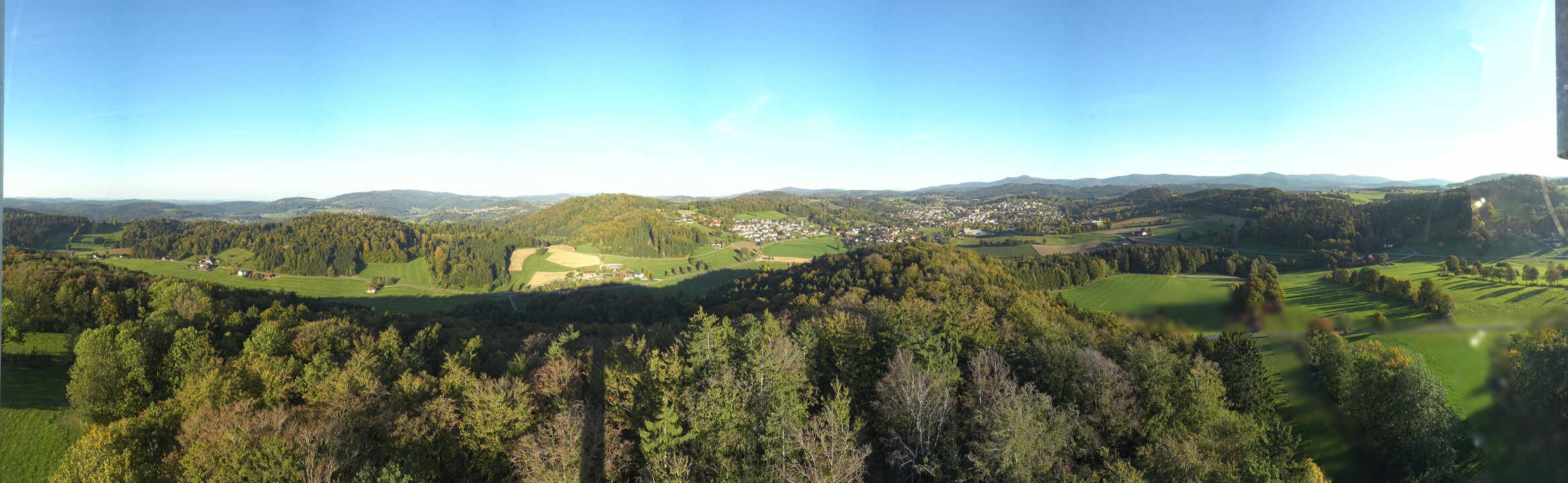 Archiv Foto Webcam Panoramablick über Grafenau im Bayerischen Wald