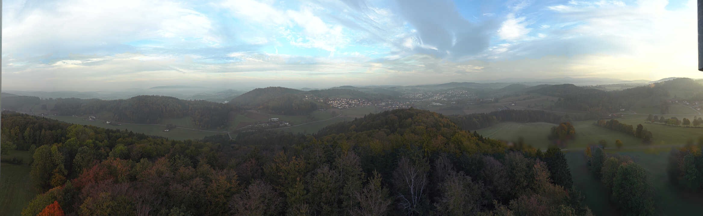 Archiv Foto Webcam Panoramablick über Grafenau im Bayerischen Wald
