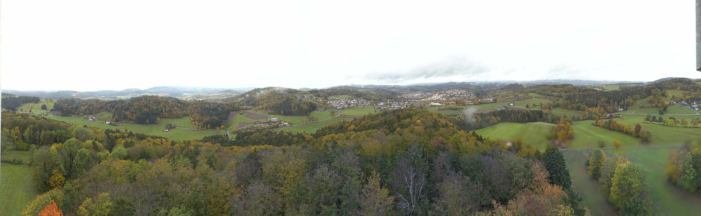 Archiv Foto Webcam Panoramablick über Grafenau im Bayerischen Wald
