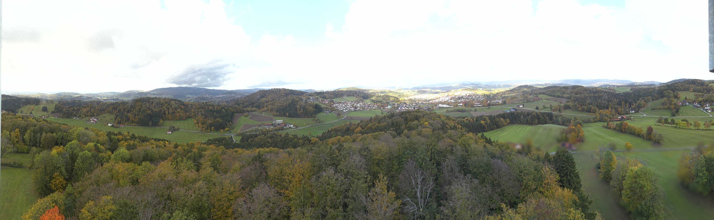 Archiv Foto Webcam Panoramablick über Grafenau im Bayerischen Wald