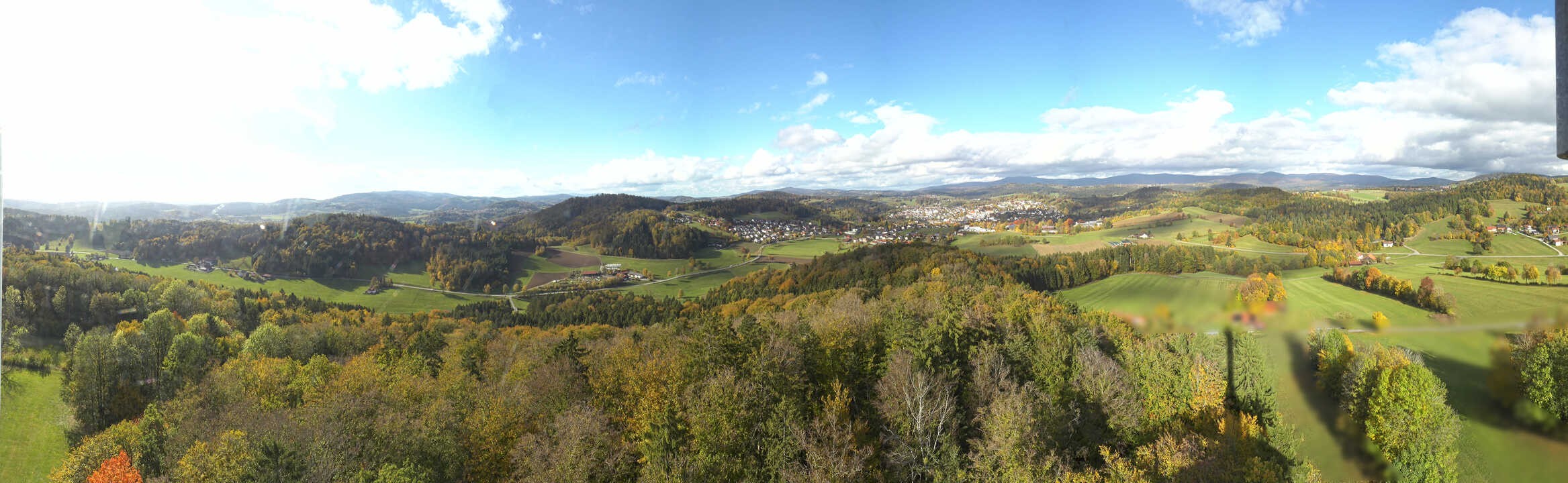 Archiv Foto Webcam Panoramablick über Grafenau im Bayerischen Wald