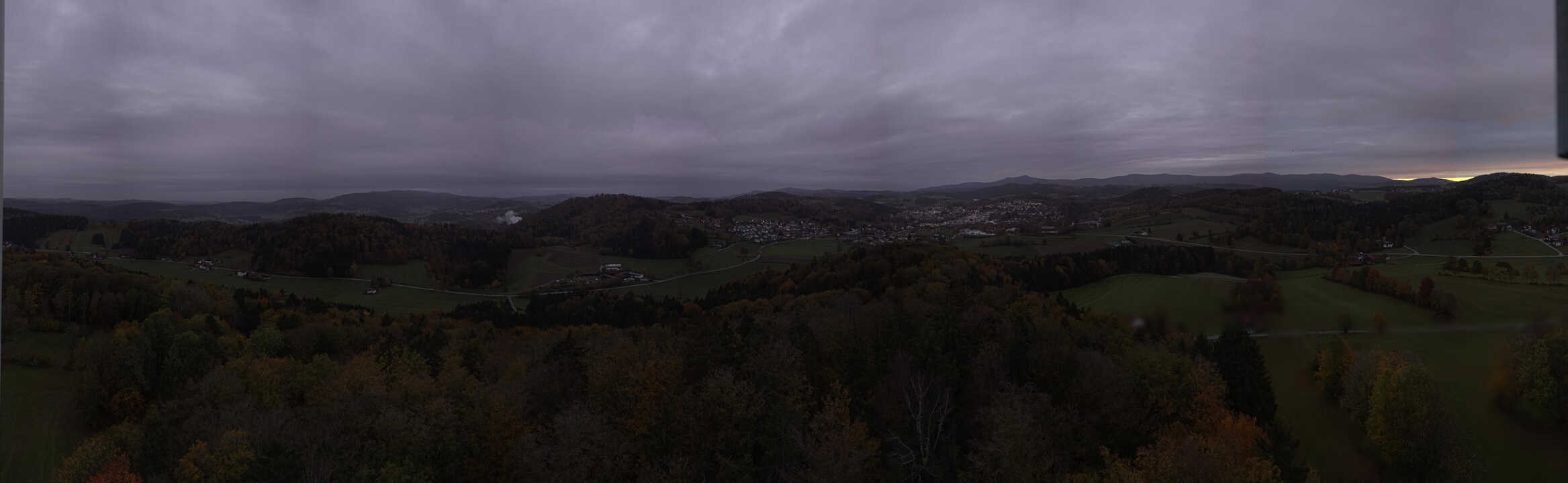 Archiv Foto Webcam Panoramablick über Grafenau im Bayerischen Wald