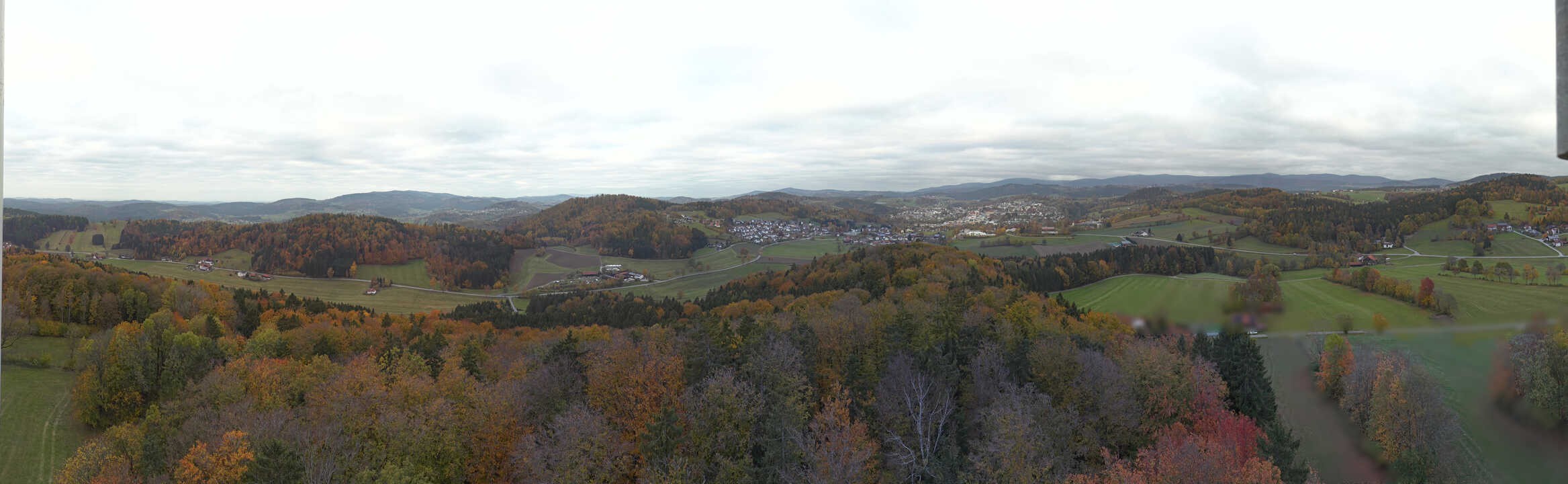 Archiv Foto Webcam Panoramablick über Grafenau im Bayerischen Wald