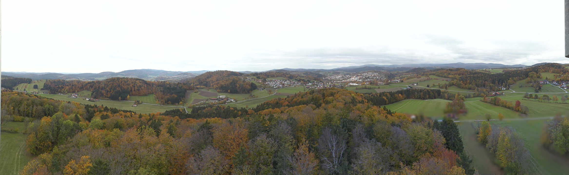 Archiv Foto Webcam Panoramablick über Grafenau im Bayerischen Wald