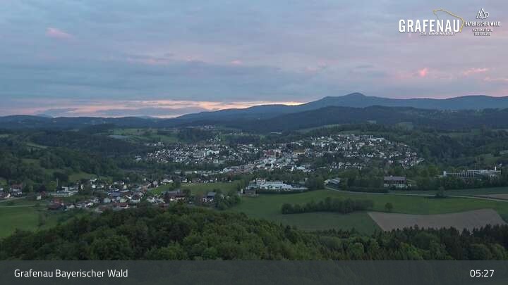 Archived image Webcam Grafenau in the Bavarian Forest