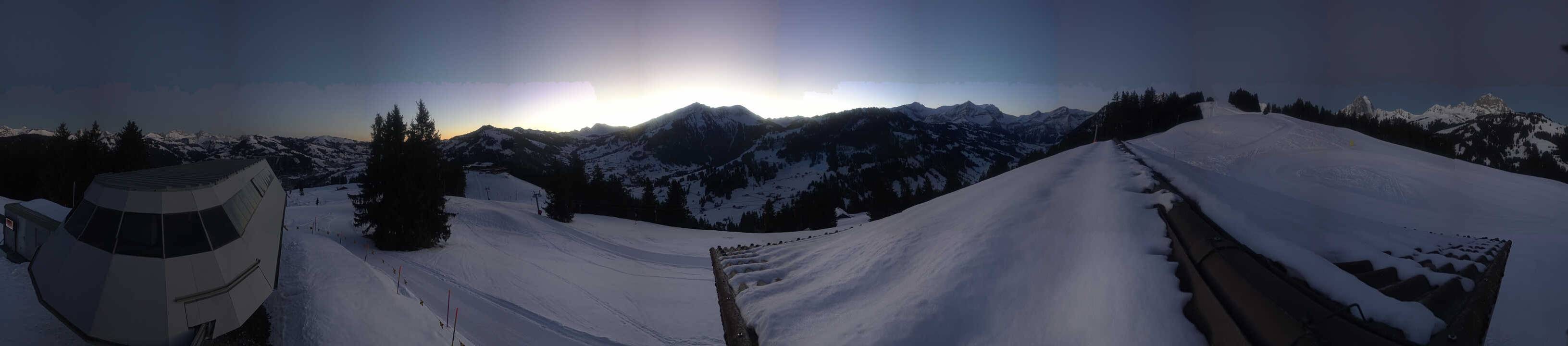 Archived image Webcam Gstaad - Top Station Saanen-Eggli