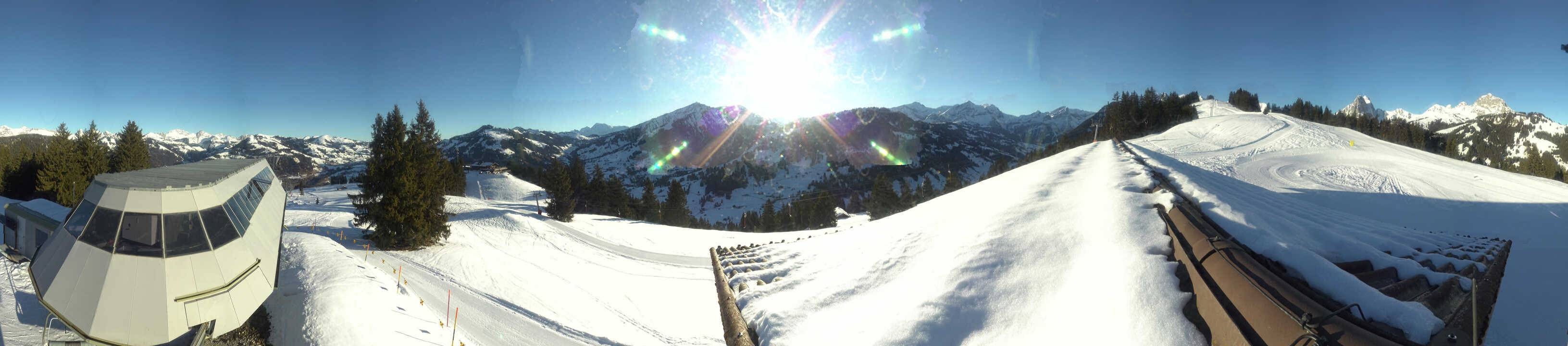 Archived image Webcam Gstaad - Top Station Saanen-Eggli