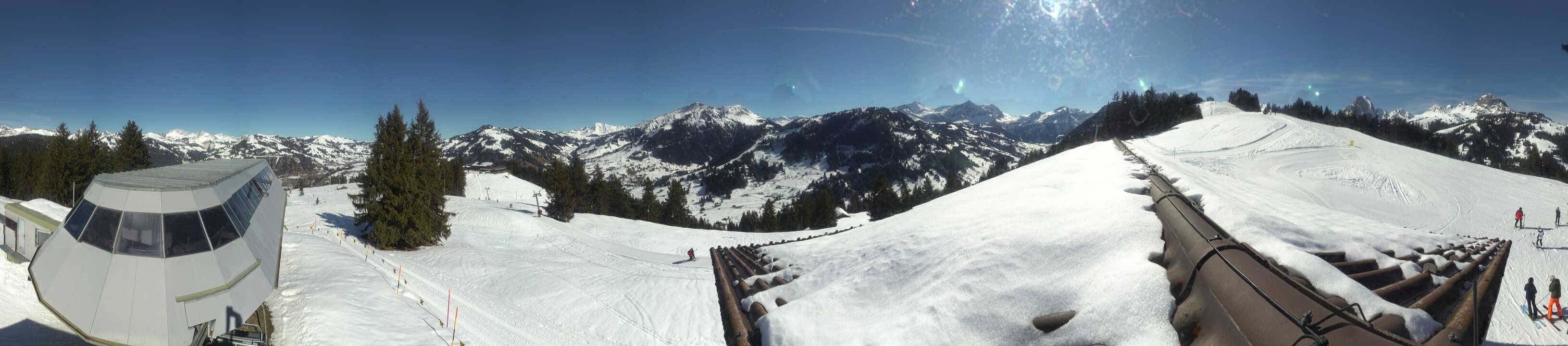 Archived image Webcam Gstaad - Top Station Saanen-Eggli