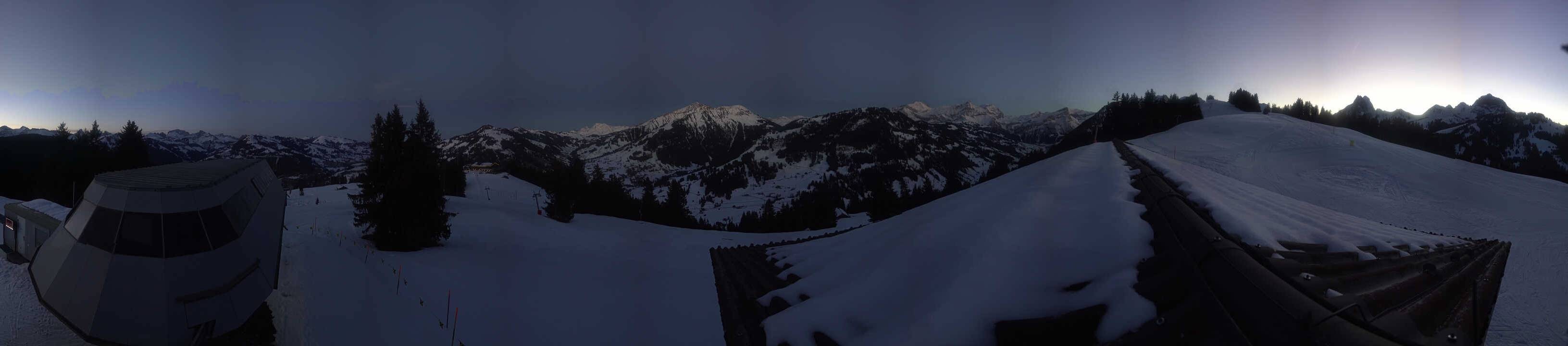 Archived image Webcam Gstaad - Top Station Saanen-Eggli