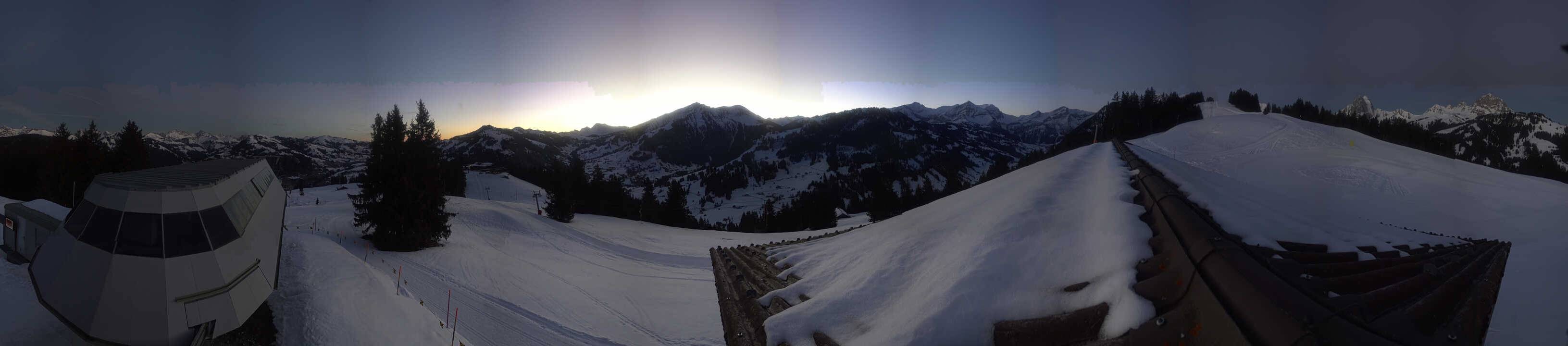 Archived image Webcam Gstaad - Top Station Saanen-Eggli