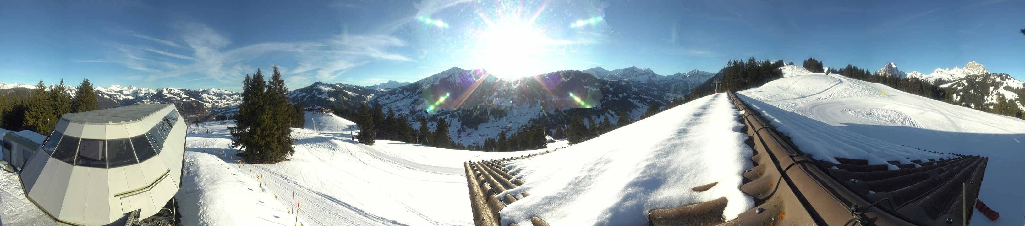 Archived image Webcam Gstaad - Top Station Saanen-Eggli