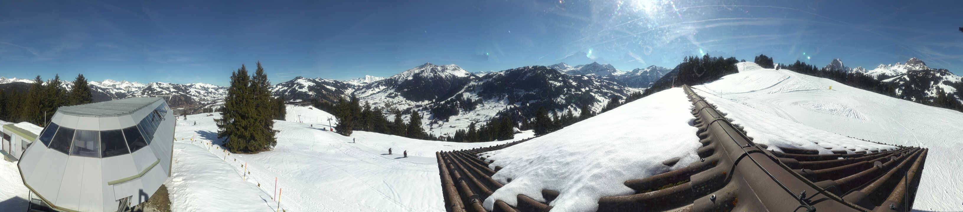 Archived image Webcam Gstaad - Top Station Saanen-Eggli