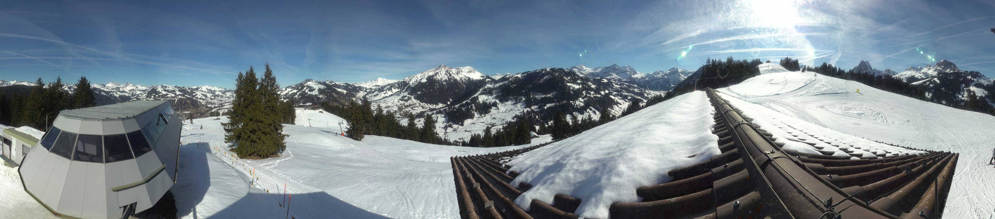 Archived image Webcam Gstaad - Top Station Saanen-Eggli