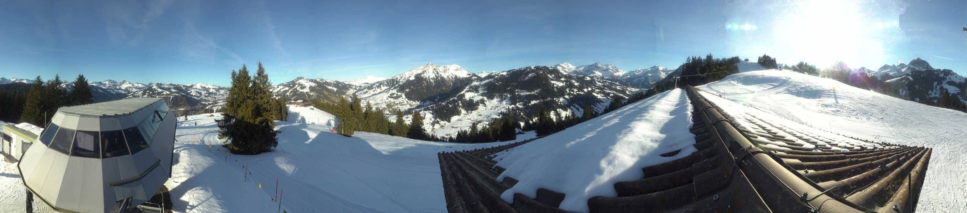 Archived image Webcam Gstaad - Top Station Saanen-Eggli