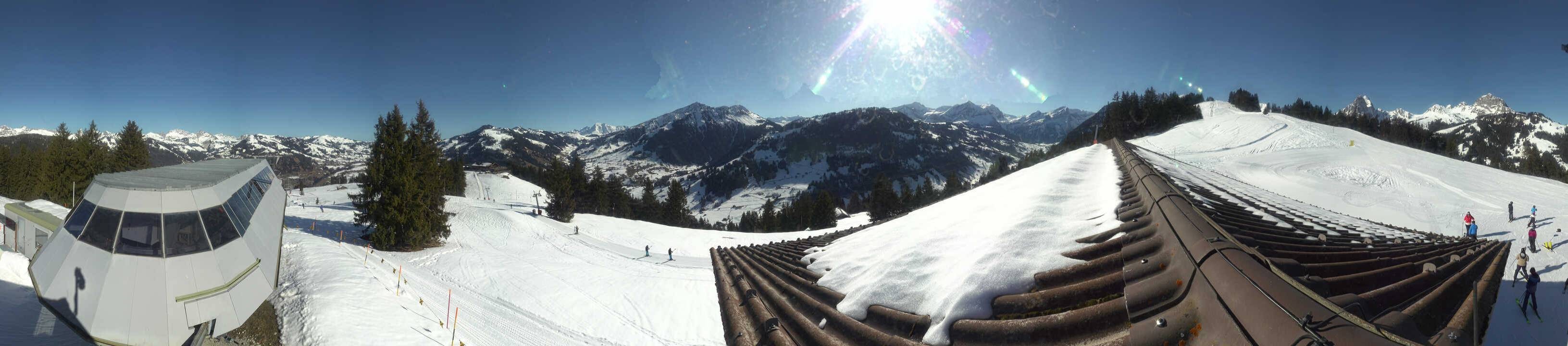 Archiv Foto Webcam Gstaad - Bergstation Saanen-Eggli