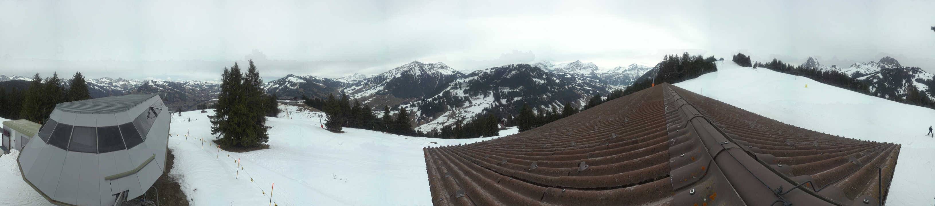 Archived image Webcam Gstaad - Top Station Saanen-Eggli