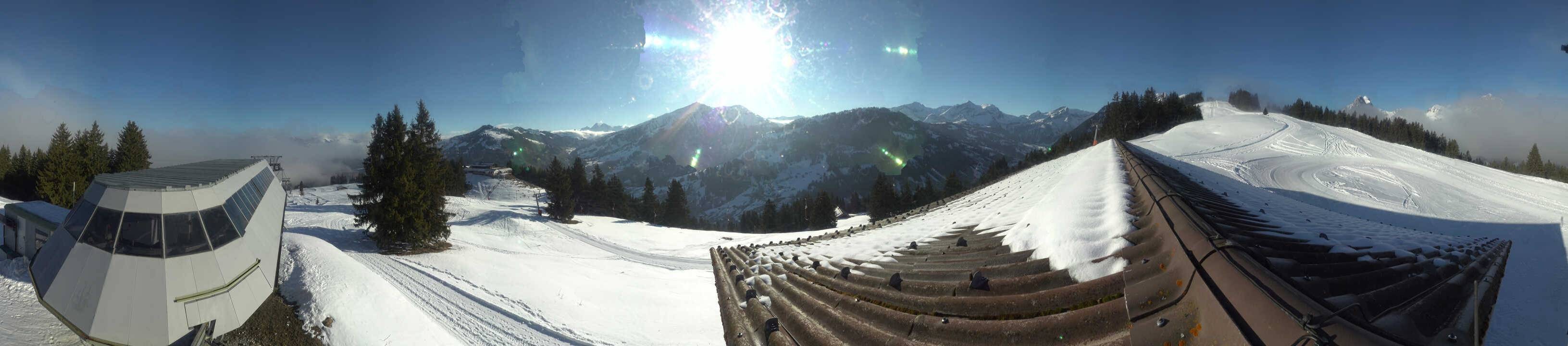 Archiv Foto Webcam Gstaad - Bergstation Saanen-Eggli