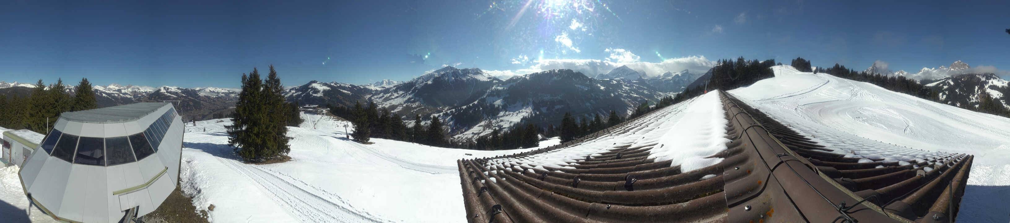 Archiv Foto Webcam Gstaad - Bergstation Saanen-Eggli