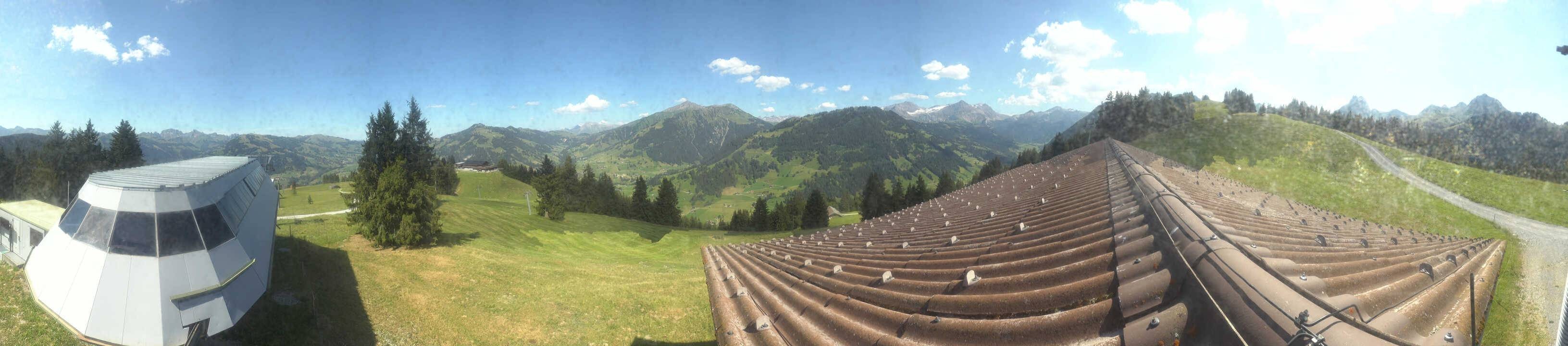 Archived image Webcam Gstaad - Top Station Saanen-Eggli