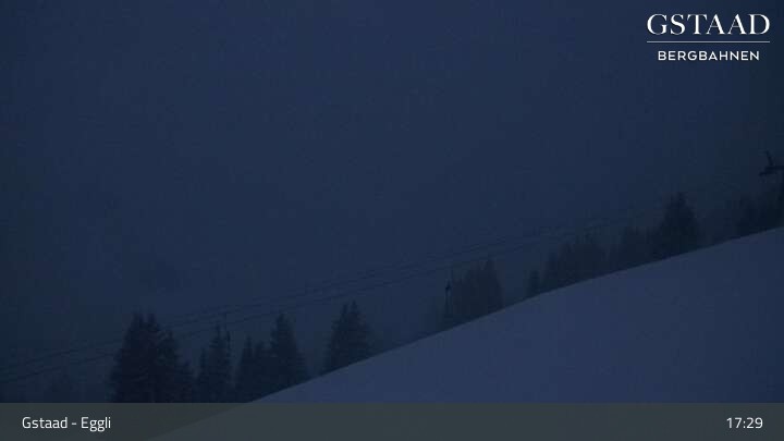 Archiv Foto Webcam Gstaad - Blick zum Eggli Bergrestaurant