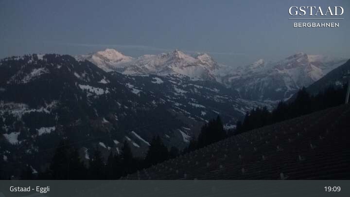 Archived image Webcam Gstaad - Eggli Mountain Restaurant