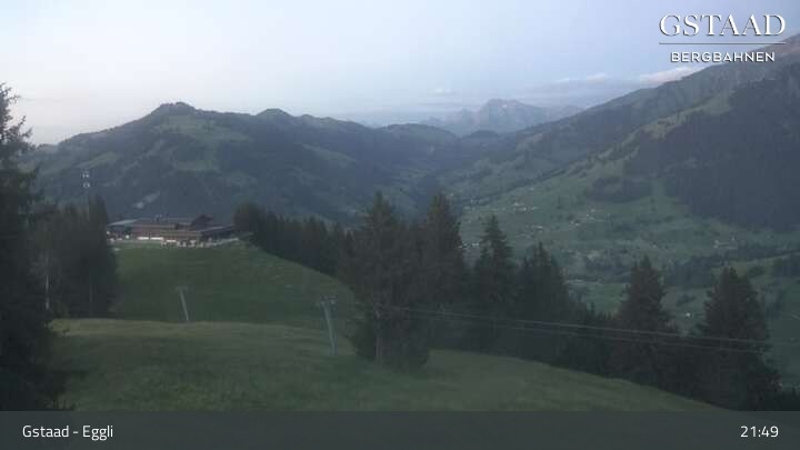 Archived image Webcam Gstaad - Eggli Mountain Restaurant