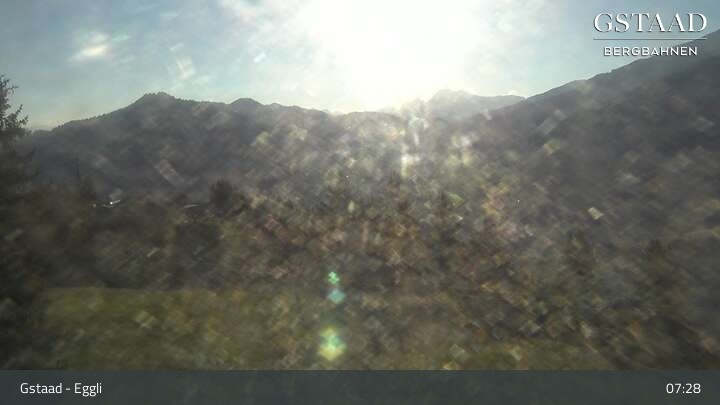 Archived image Webcam Gstaad - Eggli Mountain Restaurant