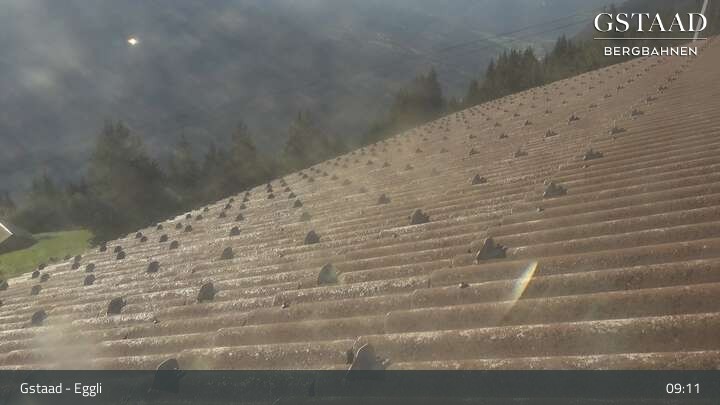 Archiv Foto Webcam Gstaad - Blick zum Eggli Bergrestaurant