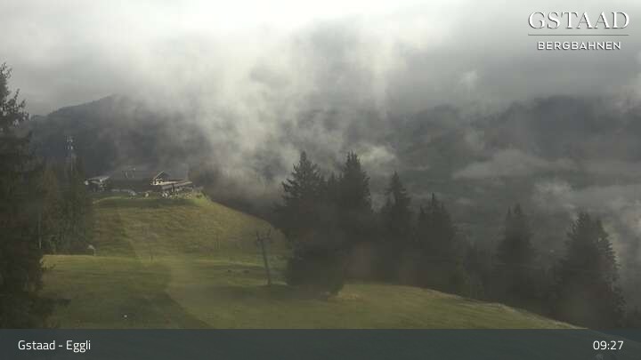Archived image Webcam Gstaad - Eggli Mountain Restaurant
