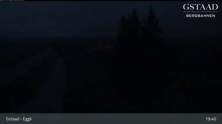 Archiv Foto Webcam Gstaad - Blick zum Eggli Bergrestaurant