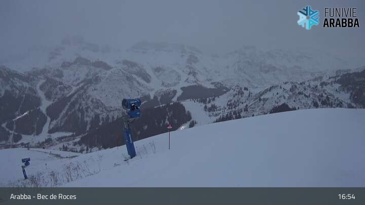 Archiv Foto Webcam Arabba - Bergstation Monte Burz