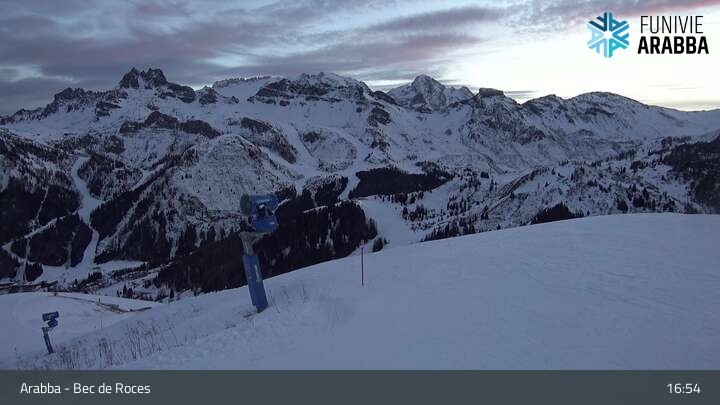 Archiv Foto Webcam Arabba - Bergstation Monte Burz