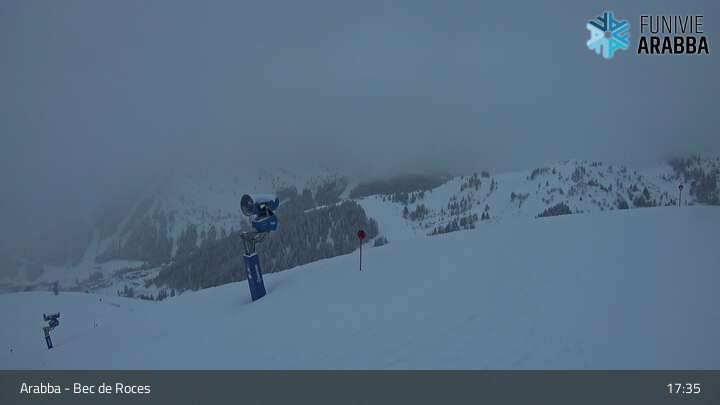 Archiv Foto Webcam Arabba - Bergstation Monte Burz