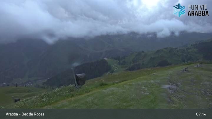 Archived image Webcam Arabba - Top station Monte Burz