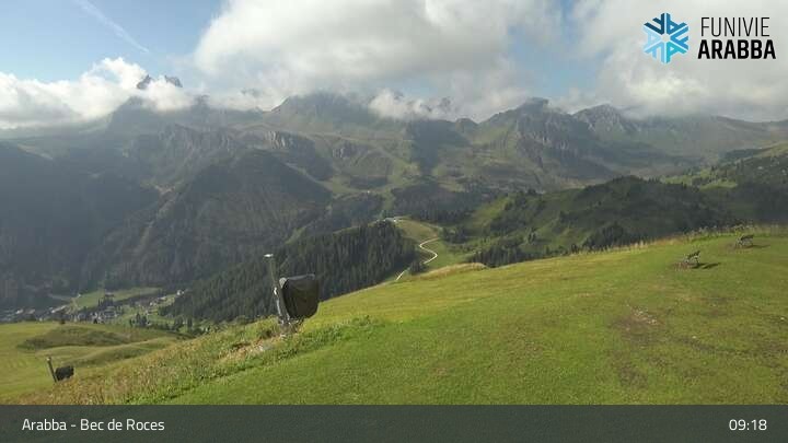 Archiv Foto Webcam Arabba - Bergstation Monte Burz