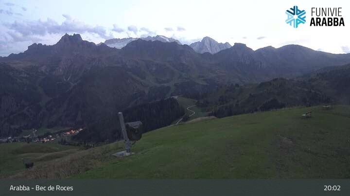 Archiv Foto Webcam Arabba - Bergstation Monte Burz
