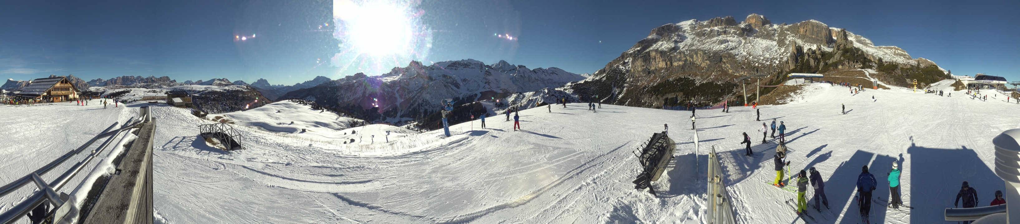 Archiv Foto Webcam Arabba - Bergrestaurant am Monte Burz